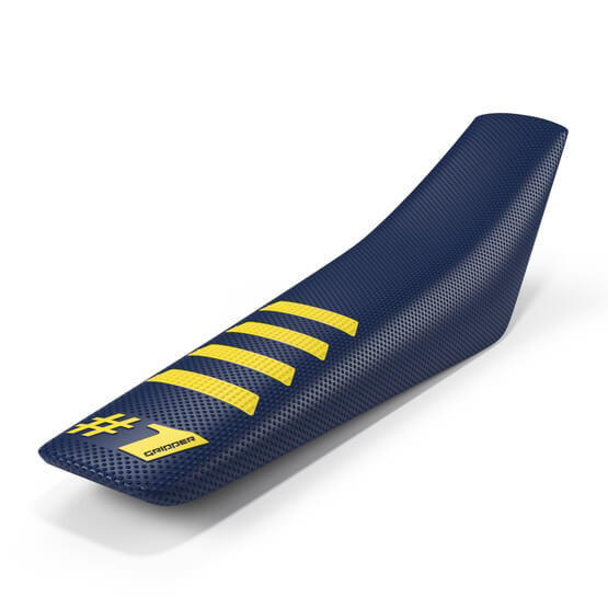 DARK BLUE and YELLOW