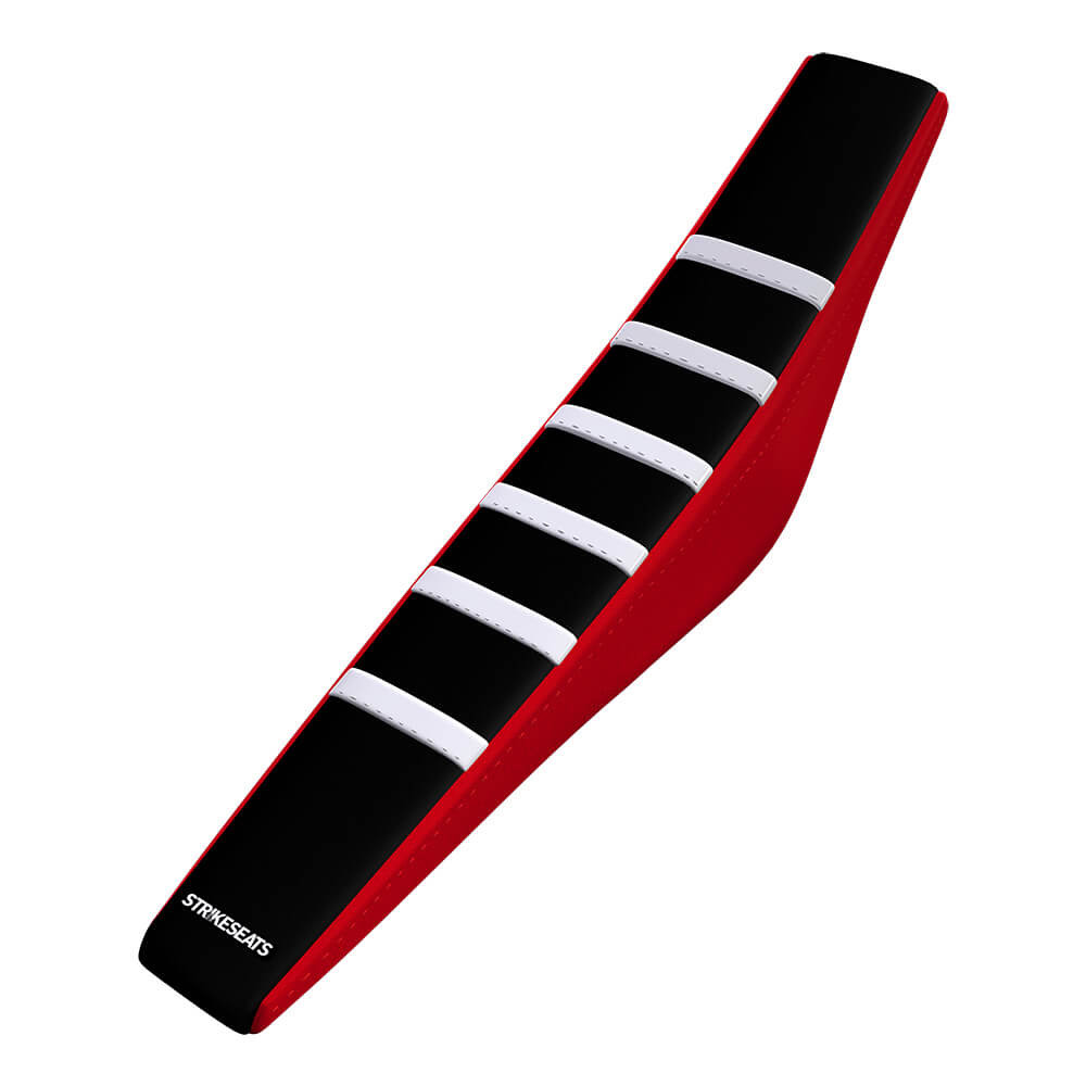 Ribbed WHITE/BLACK/RED