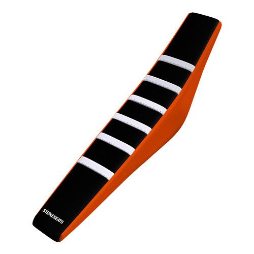 WHITE/BLACK/ORANGE Gripper Ribbed