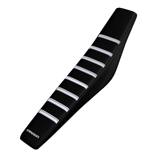 WHITE/BLACK/BLACK Gripper Pleated