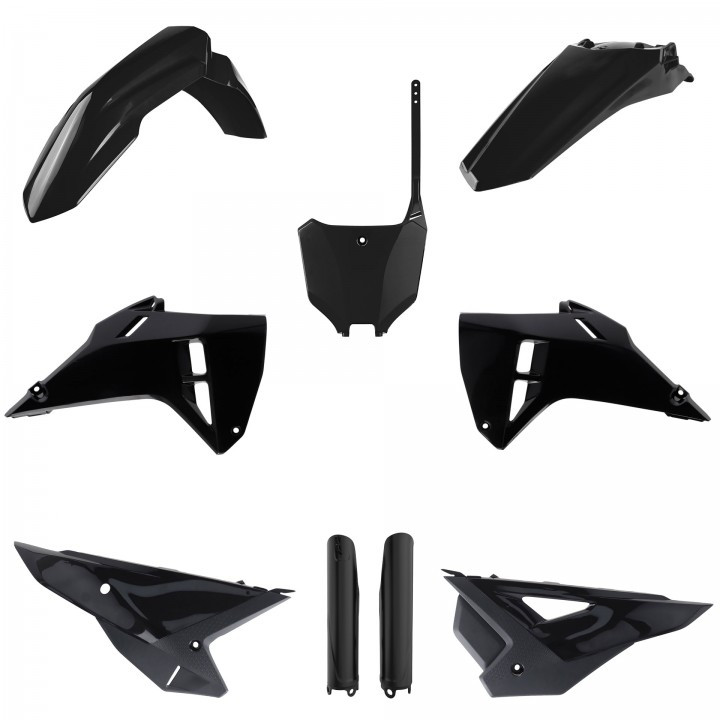 Full Plastic Kit Honda - BLACK