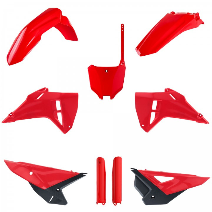 Full Plastic Kit Honda - RED