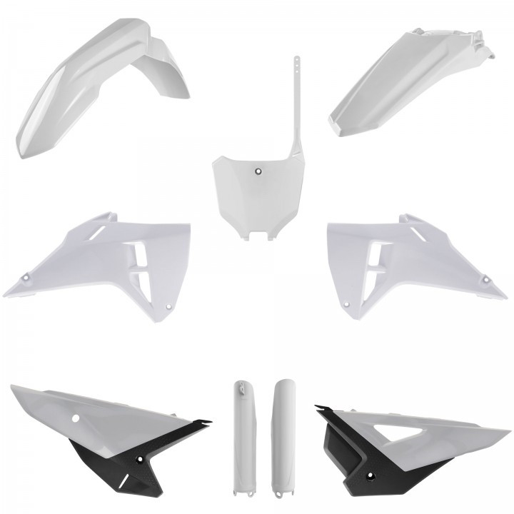 Full Plastic Kit Honda - WHITE