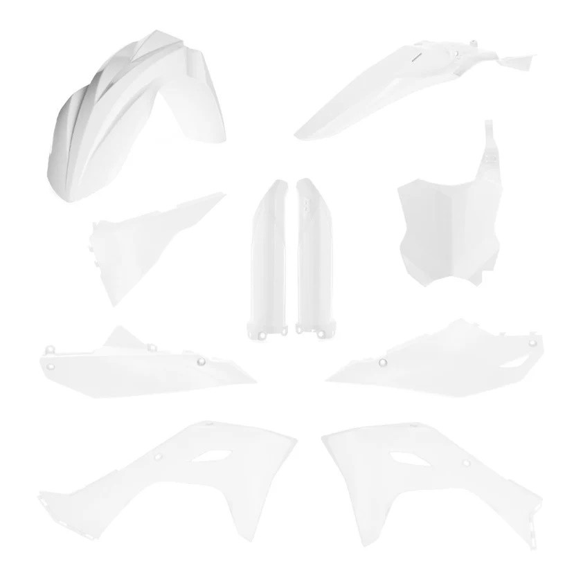 Full Plastic Kit Kawasaki - WHITE