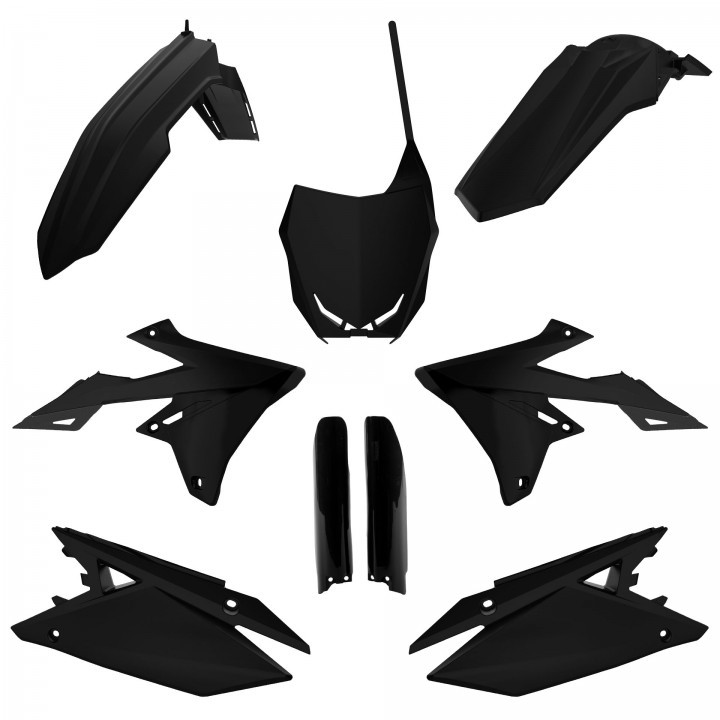 Full Plastic Kit Suzuki - BLACK