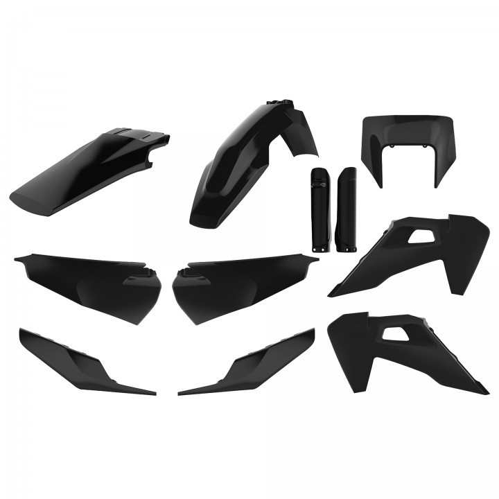Full Plastic Kit Husqvarna - BLACK