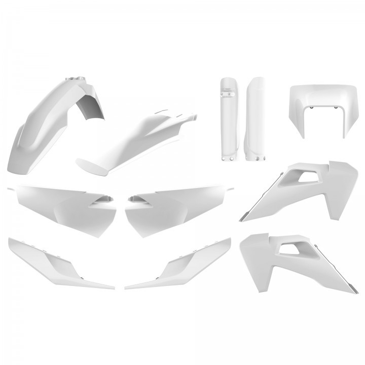 Full Plastic Kit Husqvarna - WHITE
